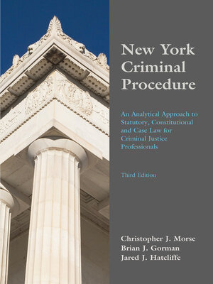 cover image of New York Criminal Procedure